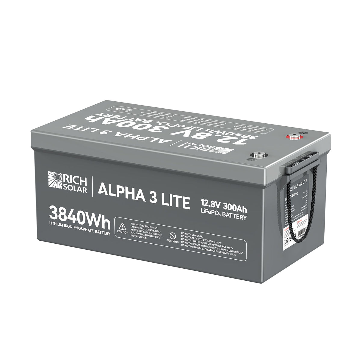 Rich Solar Alpha 3 Lite 12V 300Ah LiFePO4 Battery