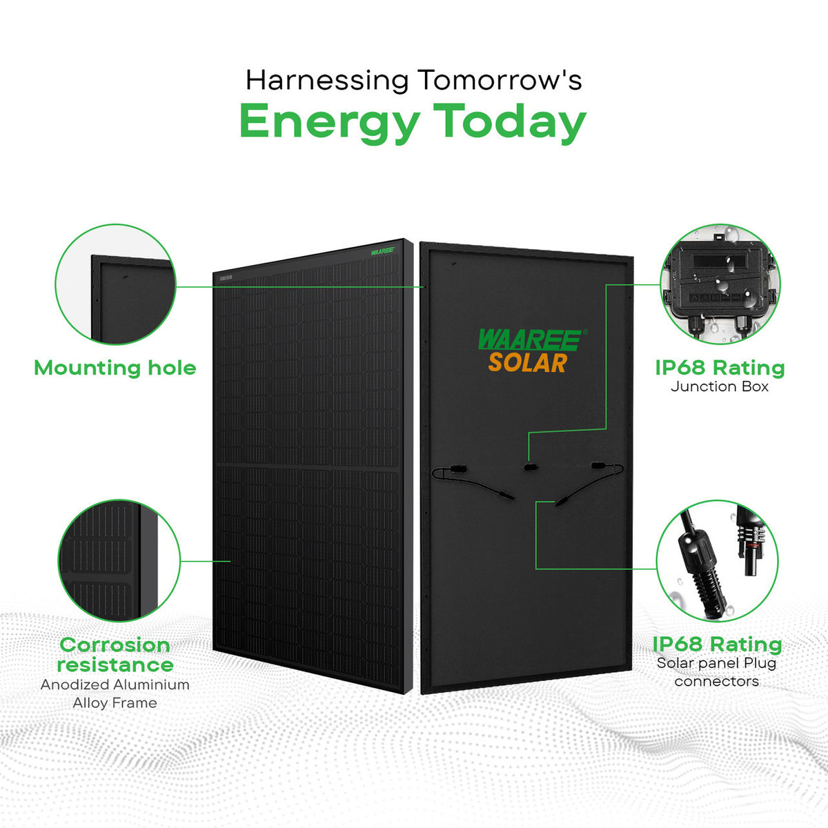 Waaree 405W Mono PERC Solar Panel