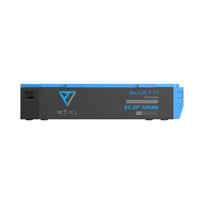 BLUETTI B4810 48V 100Ah LiFePO4 expansion battery for the RV5 Power Hub