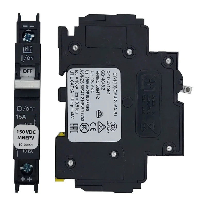 Midnite Solar MNEPV Resettable Breakers (10-63A)