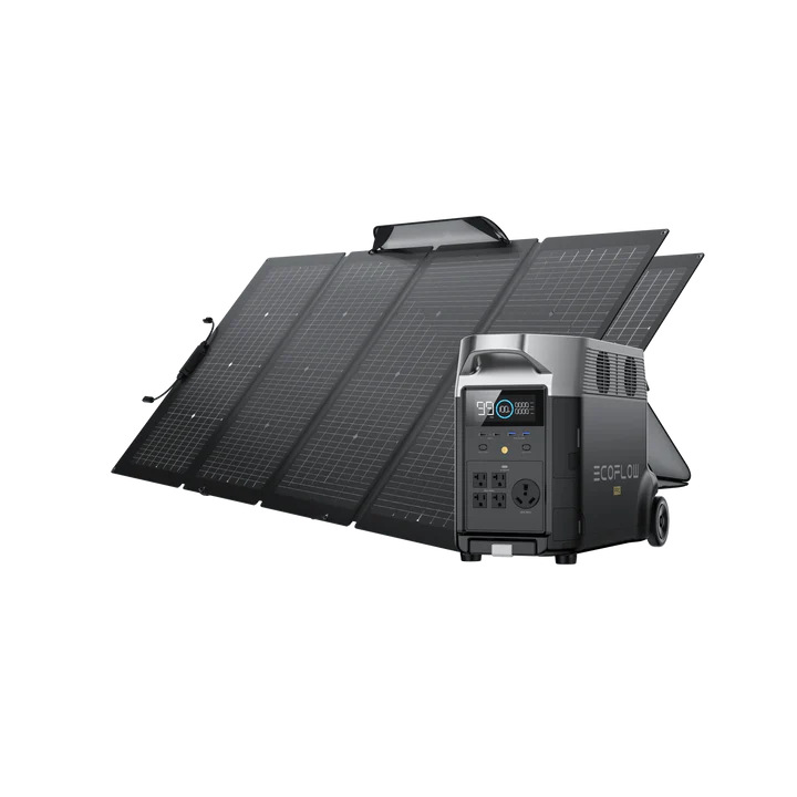EcoFlow DELTA Pro + 220W Bifacial Solar Panel Bundle
