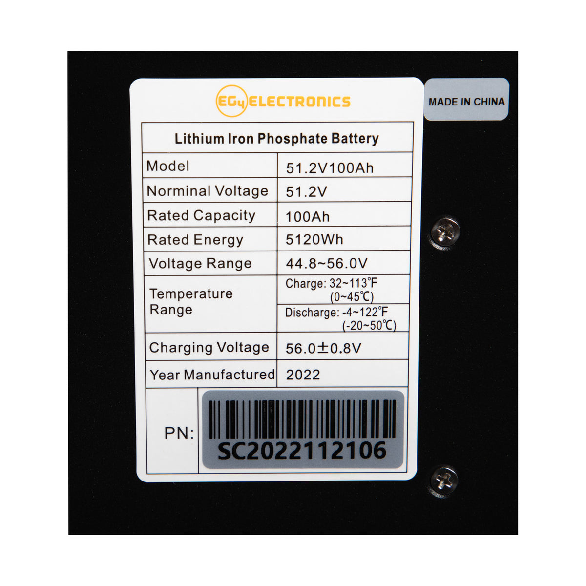EG4 LL-S Lithium Battery 48V 100Ah Server Rack Battery