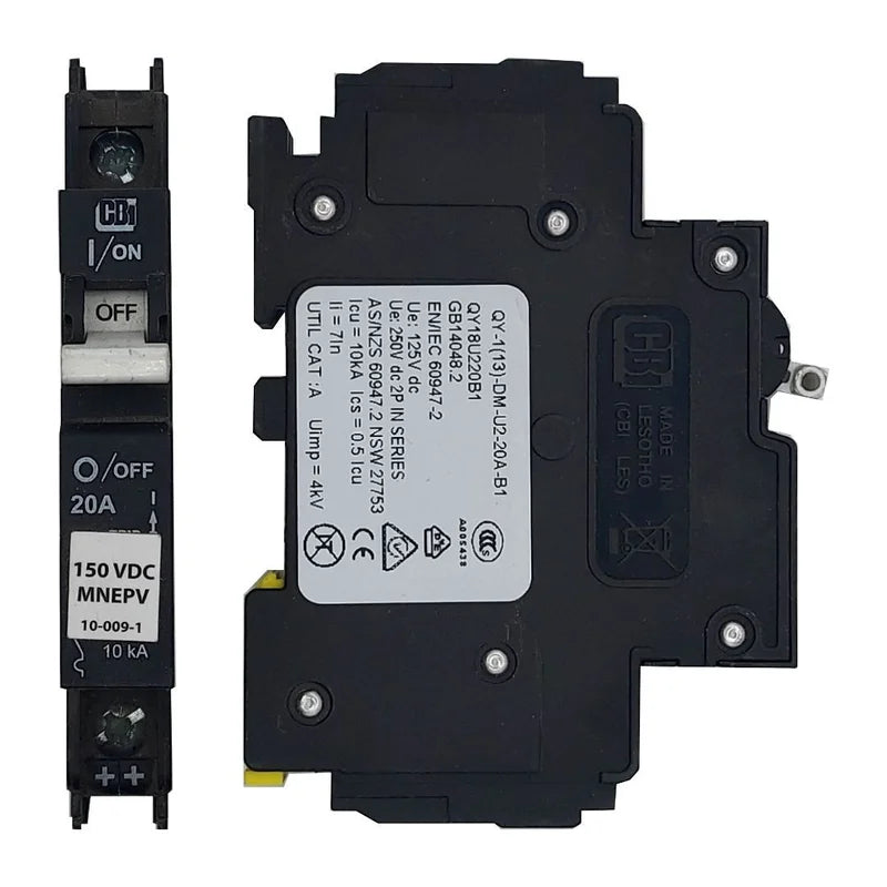 Midnite Solar MNEPV Resettable Breakers (10-63A)