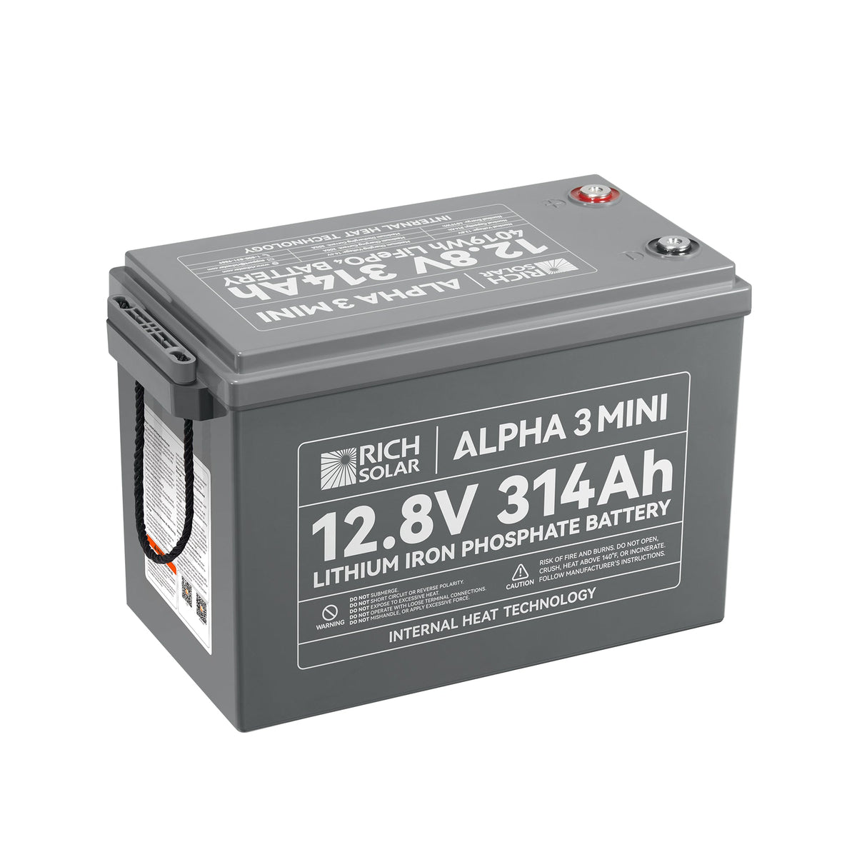Rich Solar ALPHA 3 MINI 12V 314Ah LiFePO4 Battery