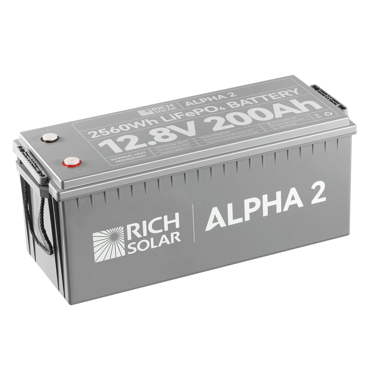 Rich Solar ALPHA 2 12V 200Ah LiFePO4 Battery