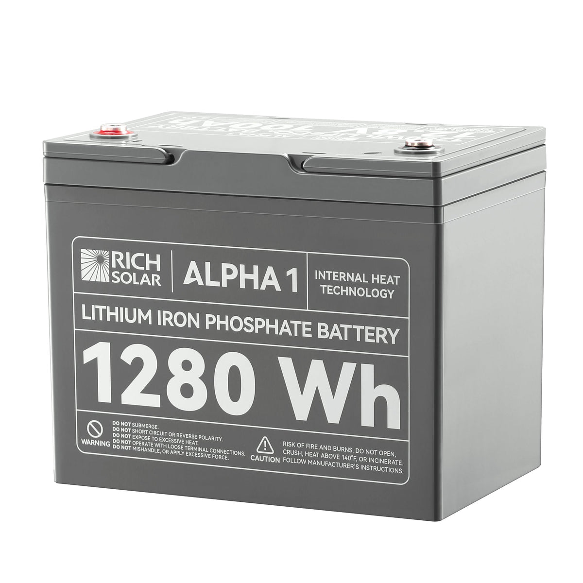 Rich Solar ALPHA 1 12V 100Ah LiFePO4 Battery