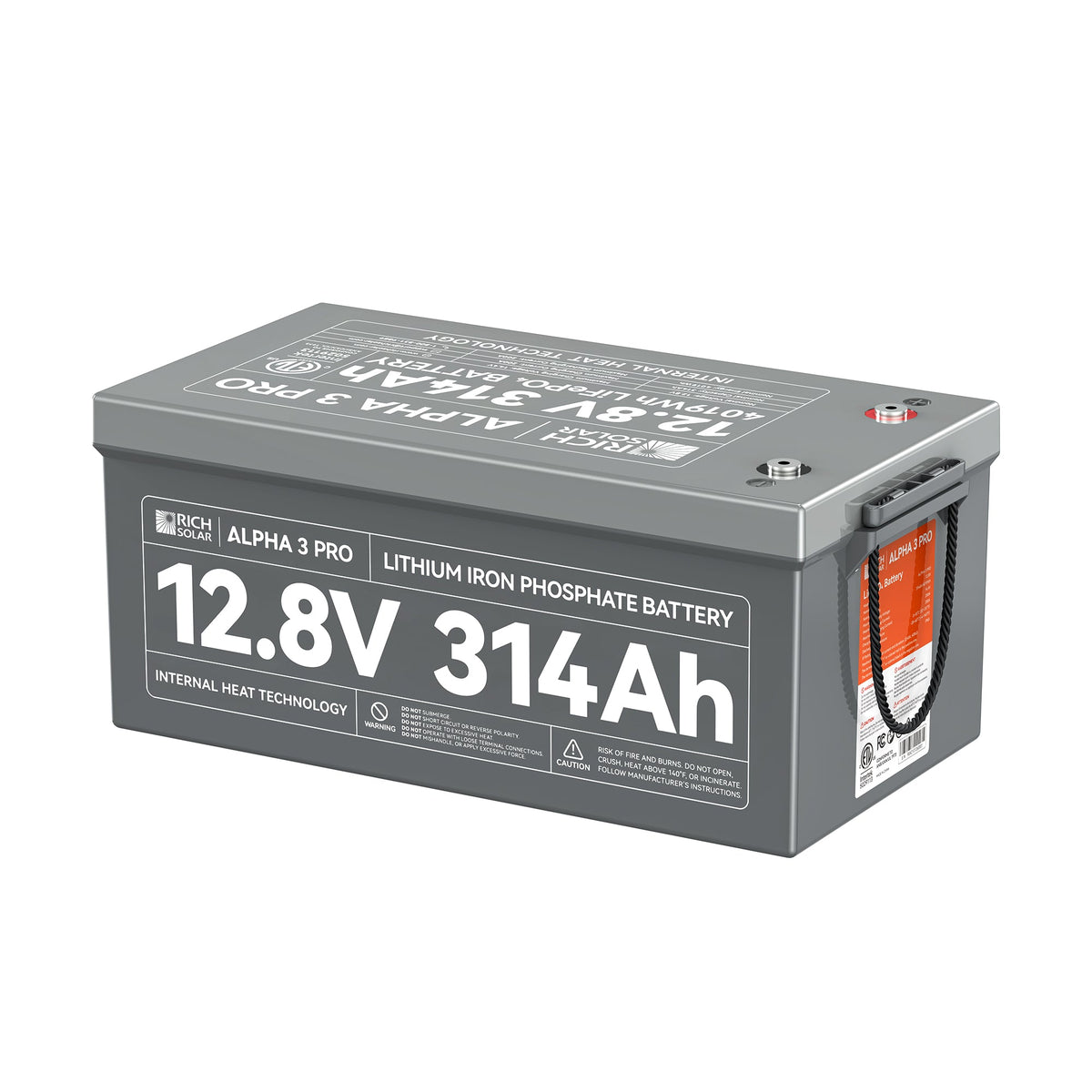 Rich Solar Alpha 3 Pro 12V 314Ah LiFePO4 Battery