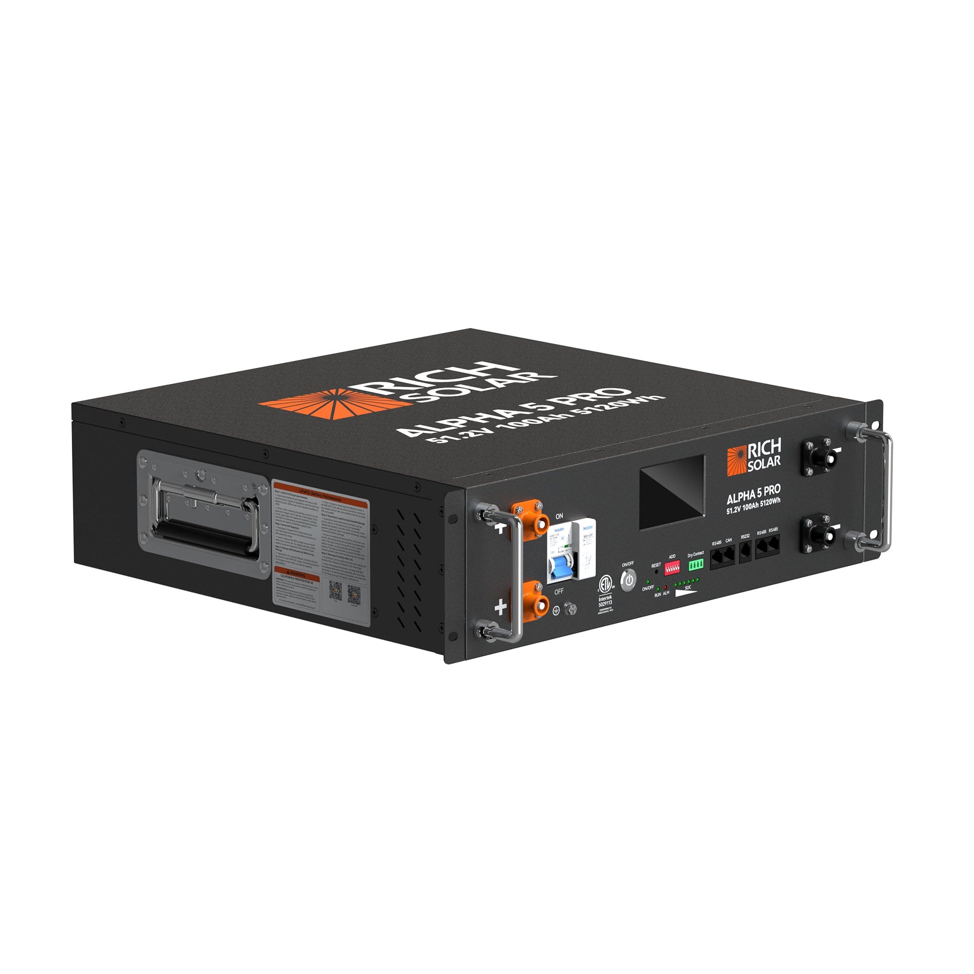 Rich Solar ALPHA 5 PRO 51.2V 100Ah server rack battery