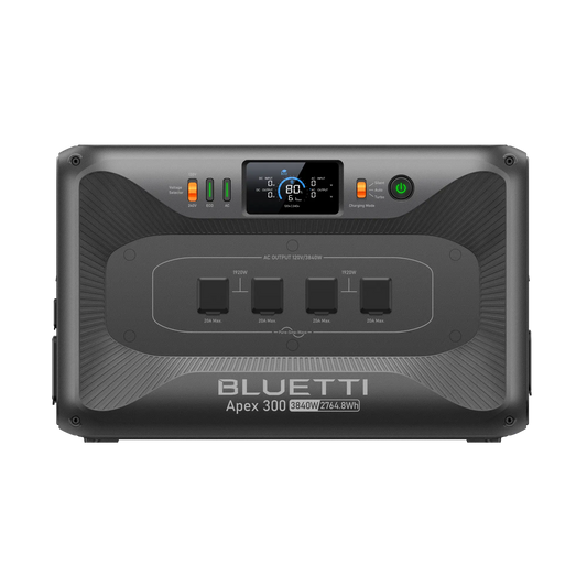 BLUETTI Apex 300 freestanding home battery backup power station