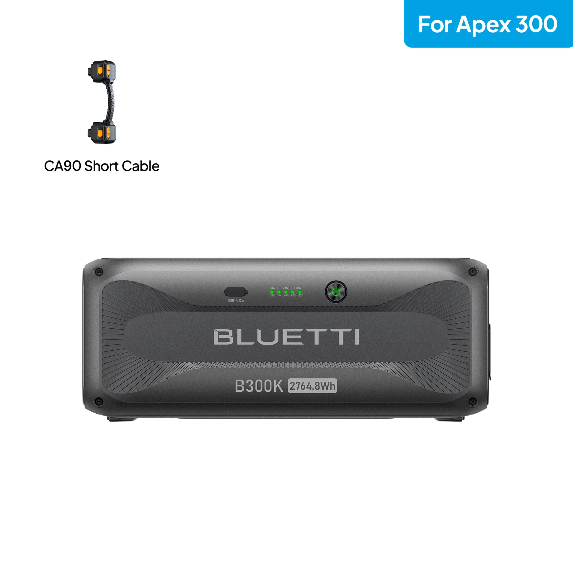BLUETTI B300K expansion battery, aluminum casing