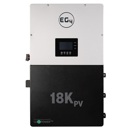 EG4 18kPV hybrid solar inverter, wall-mounted unit