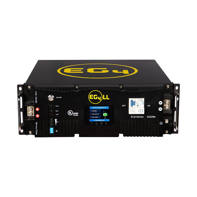EG4 LL-S 48V 100Ah server rack lithium battery with LCD display