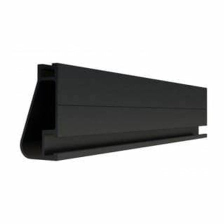 IronRidge XR100 rail, 168 inch, black anodized finish