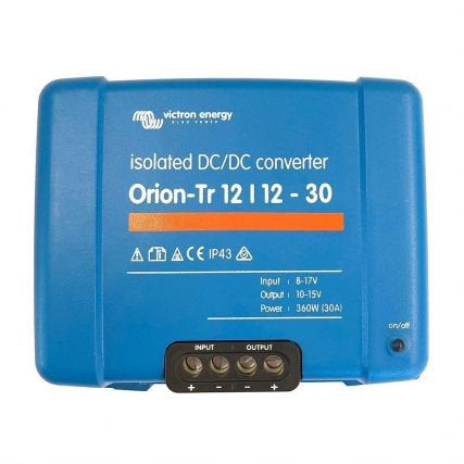 Victron Orion-Tr 12/12-30 isolated DC-DC converter, blue enclosure