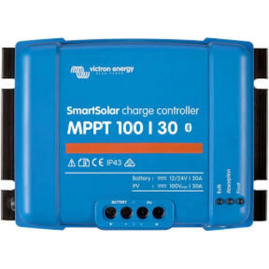 Victron SmartSolar MPPT 100/30 solar charge controller, blue enclosure