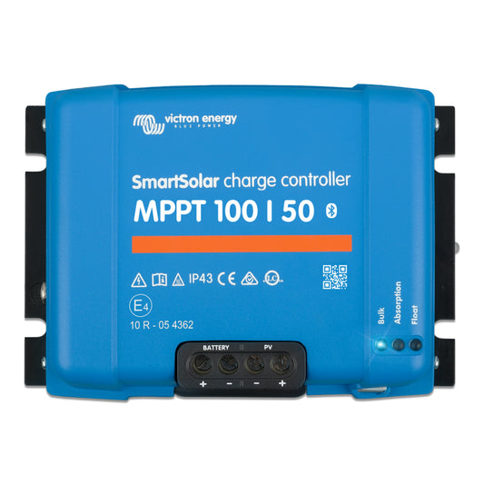 Victron SmartSolar MPPT 100/50 solar charge controller, blue enclosure
