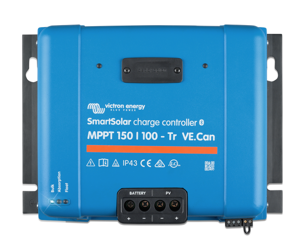 Victron SmartSolar MPPT 150/100 VE.Can charge controller, blue