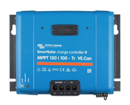 Victron SmartSolar MPPT 150/100 VE.Can charge controller, blue