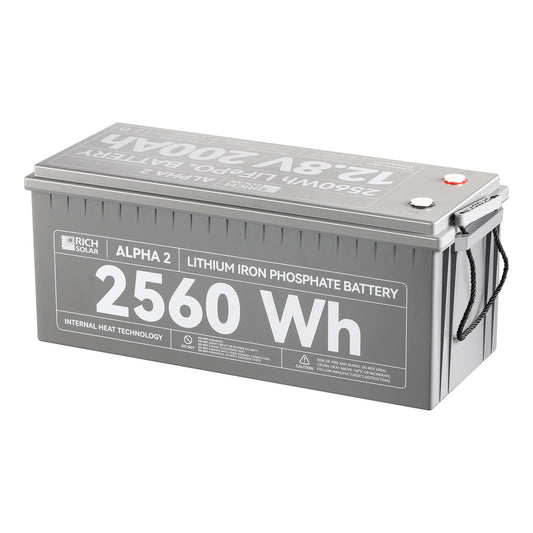 Rich Solar ALPHA 2 12V 200Ah LiFePO4 battery