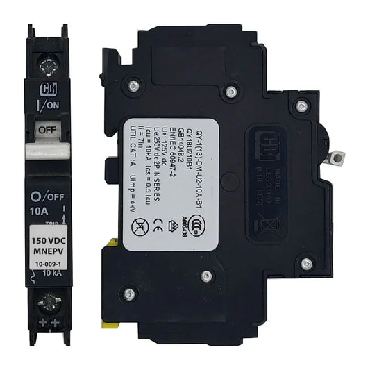 MidNite Solar MNEPV resettable DC breaker for DIN rail mounting