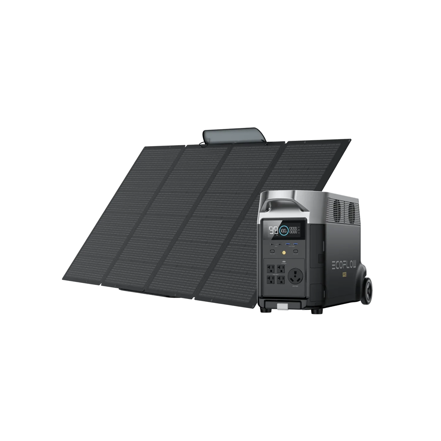 EcoFlow DELTA Pro power station with 400W solar panel