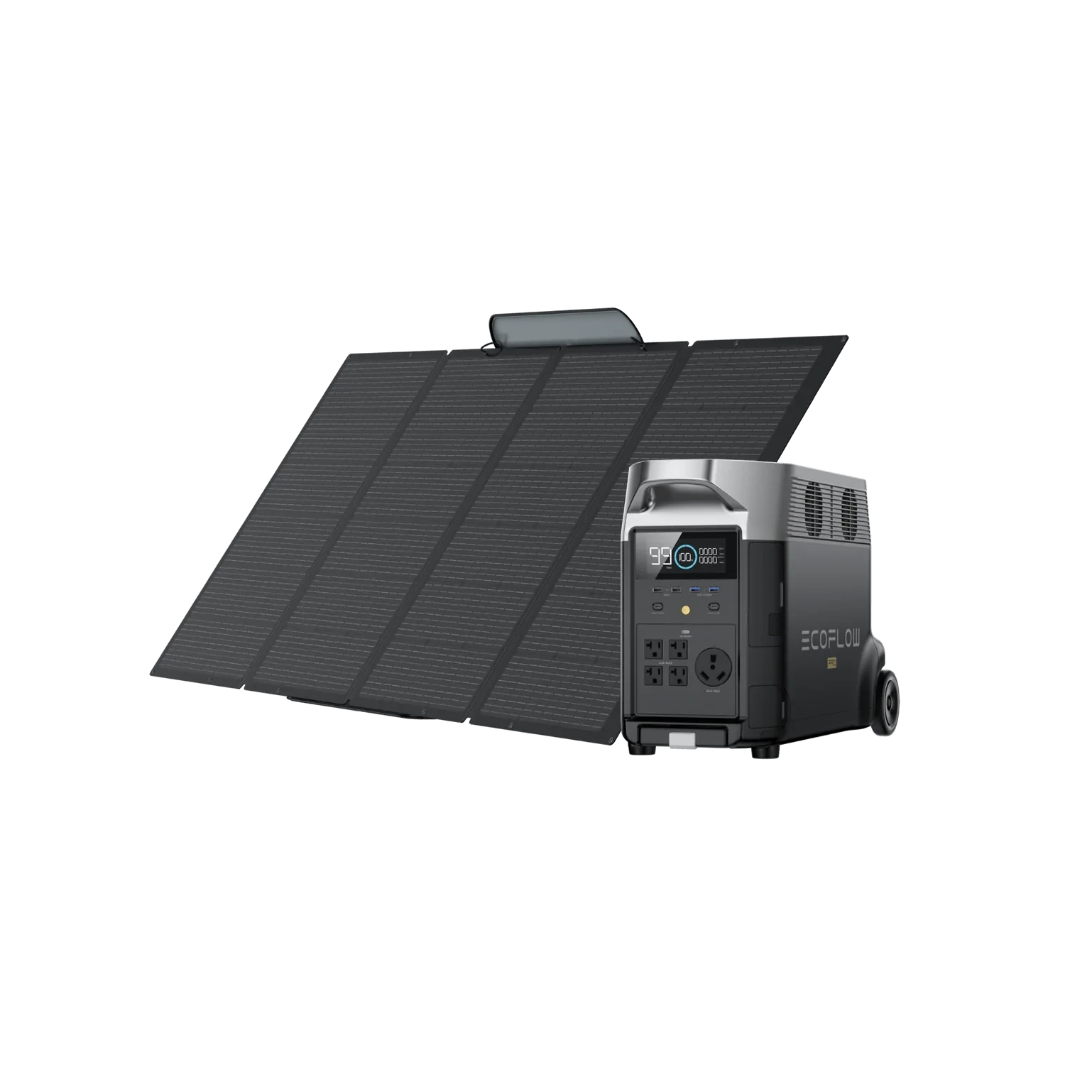 EcoFlow DELTA Pro power station with 400W solar panel