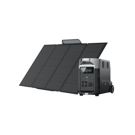 EcoFlow DELTA Pro power station with 400W solar panel