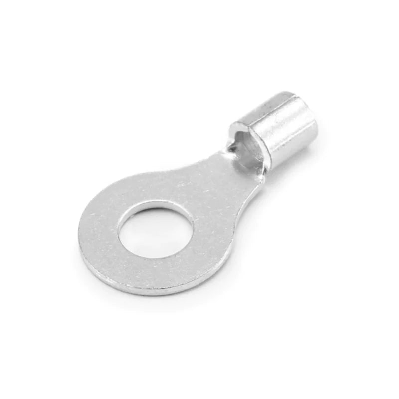 #8 AWG tinned copper lug ring terminal