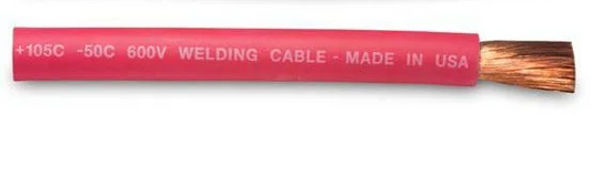 Coil of #10 AWG solar cable, red jacket