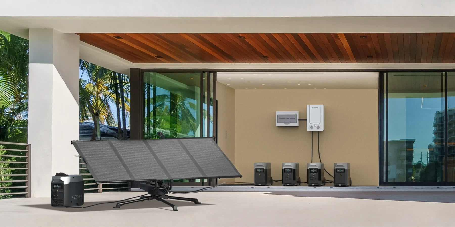 EcoFlow Smart Home Panel with relay modules