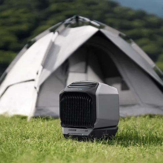 EcoFlow Wave 2 portable air conditioner unit with digital display