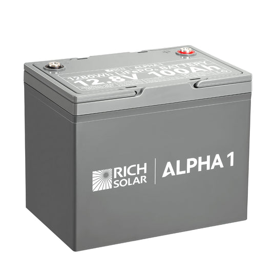Rich Solar ALPHA 1 12V 100Ah LiFePO4 battery