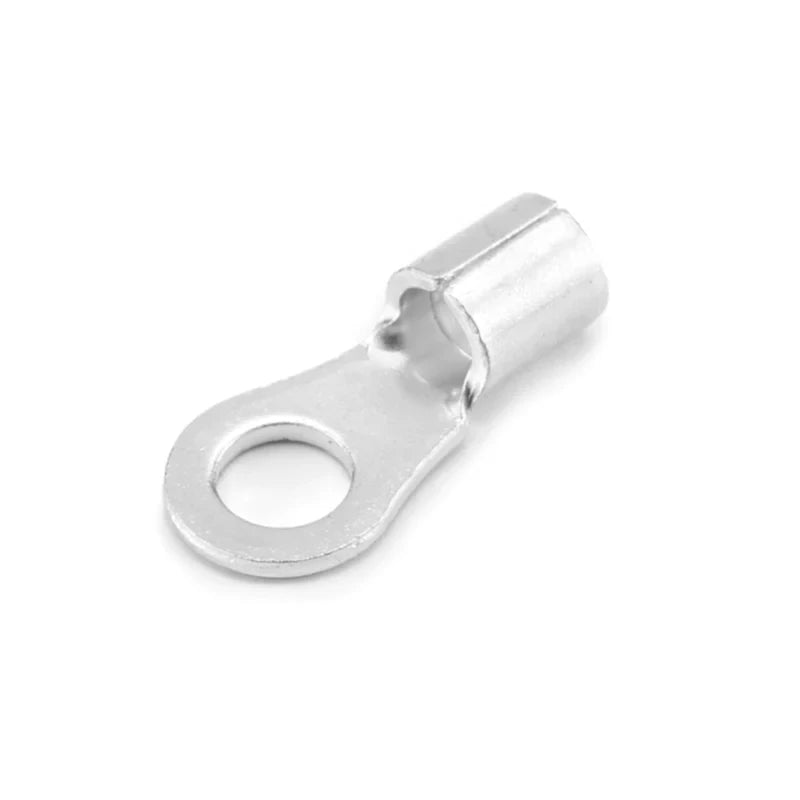 Number 10 AWG tin-plated copper ring terminal