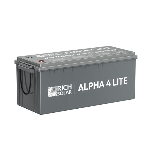 Rich Solar ALPHA 4 LITE 24V 100Ah LiFePO4 battery