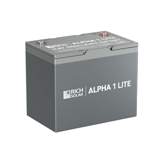Rich Solar Alpha 1 Lite 12V 100Ah LiFePO4 battery
